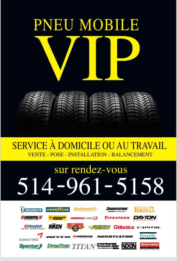 Pneu Mobile VIP service a domicile
